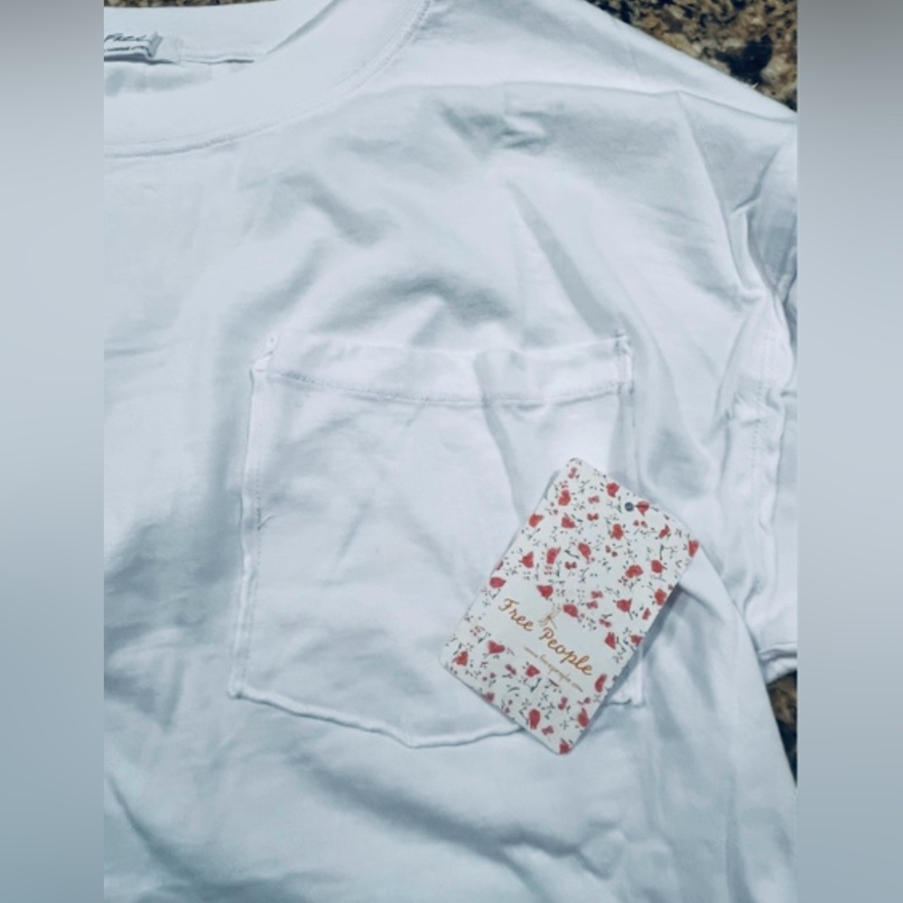 NWT Free People Austin Crop Long Sleeve Tee - Picture 11 of 11